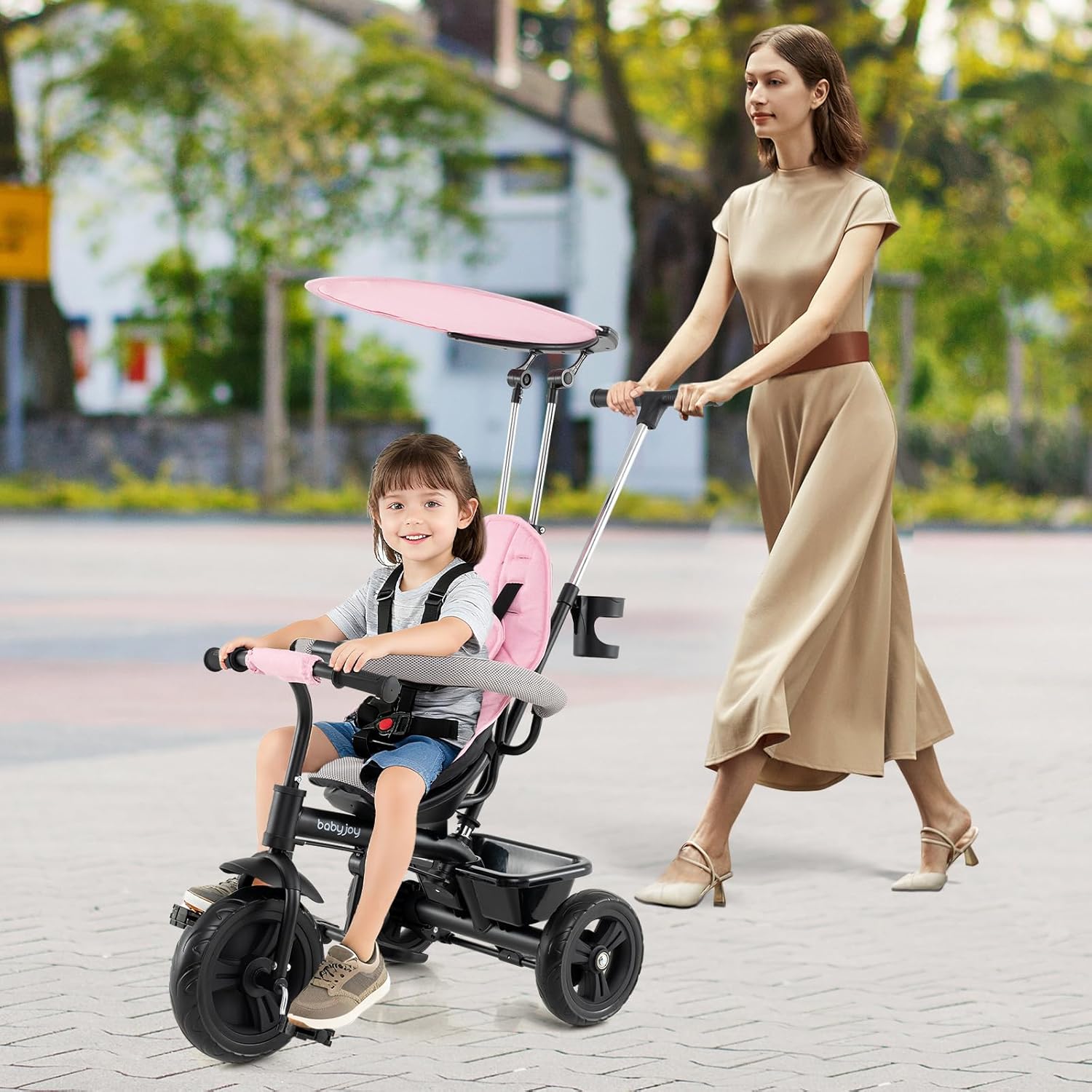 BABY JOY Toddler Tricycle: Infographics