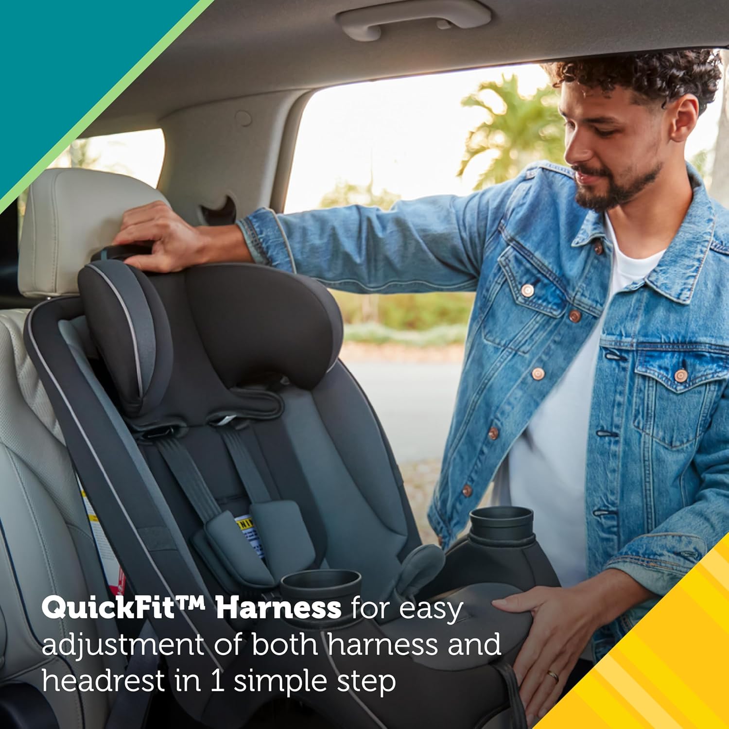 Safety 1st Grow and Go All-in-One Slim Convertible Car Seat: Infographics