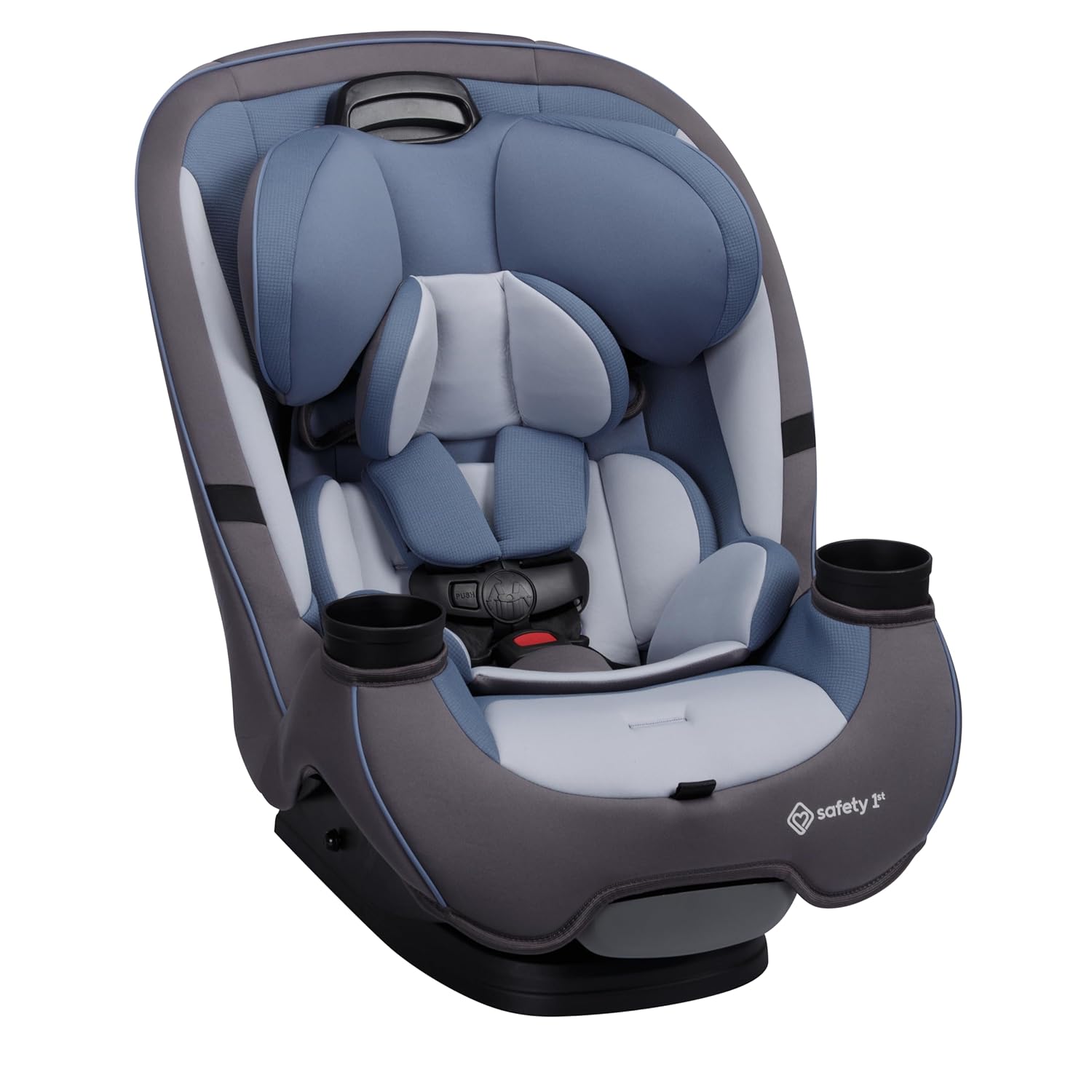 Highlights the car seat's safety features and ergonomic design to reassure parents about their child's protection and comfort.