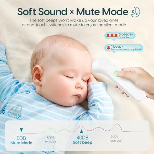 Highlights the product's quiet operation to reassure parents that it won't disturb sleeping babies or loved ones.
