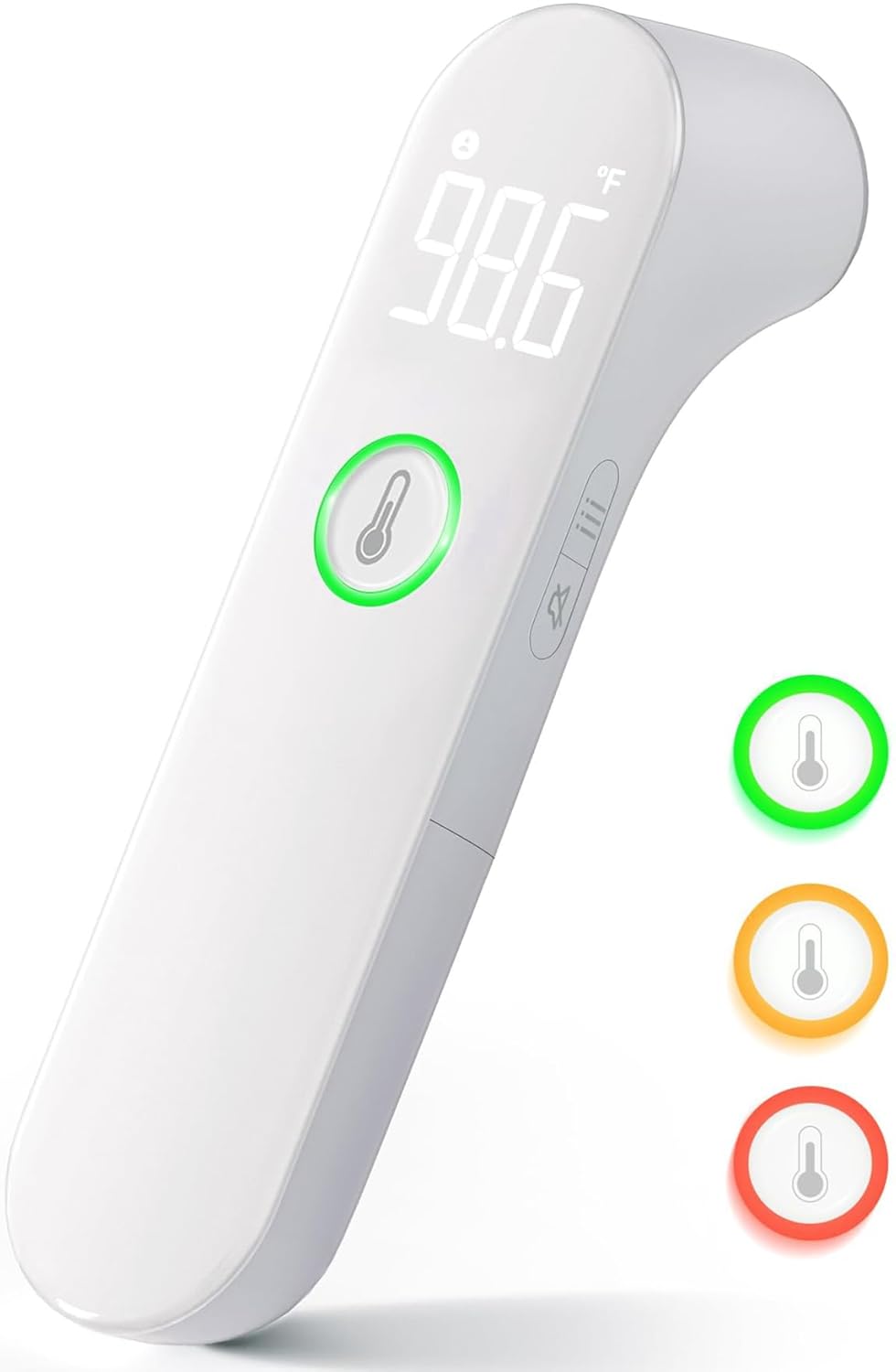 Highlights the product's digital temperature display feature, showing its accuracy and ease of use for quick temperature readings.