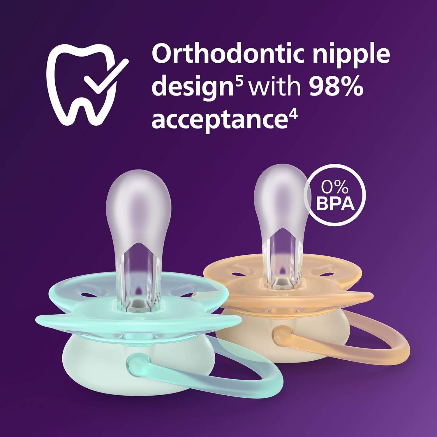 Philips Avent Ultra Soft Pacifiers: Infographics