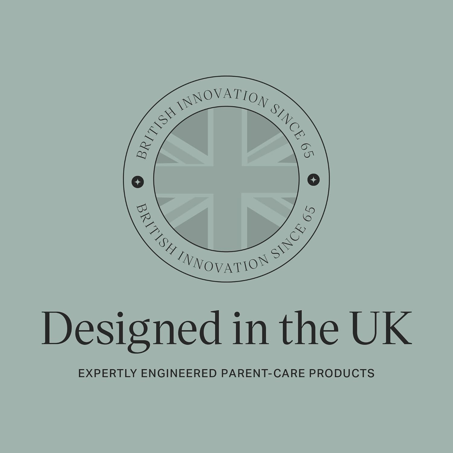 Emphasizes the product's British origin and long history of innovation to build trust and highlight quality engineering.