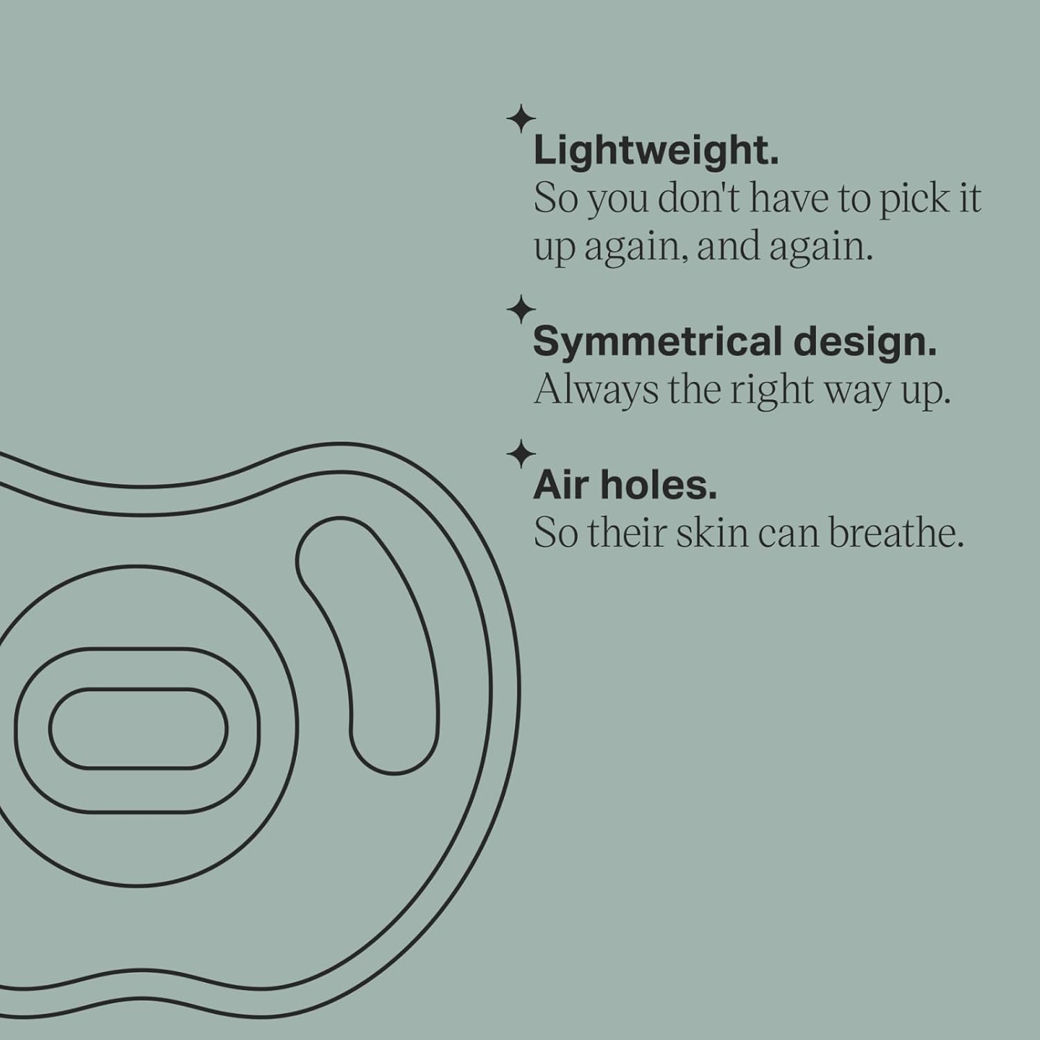 Highlights multiple key features of the product to demonstrate its user-friendly design and comfort.