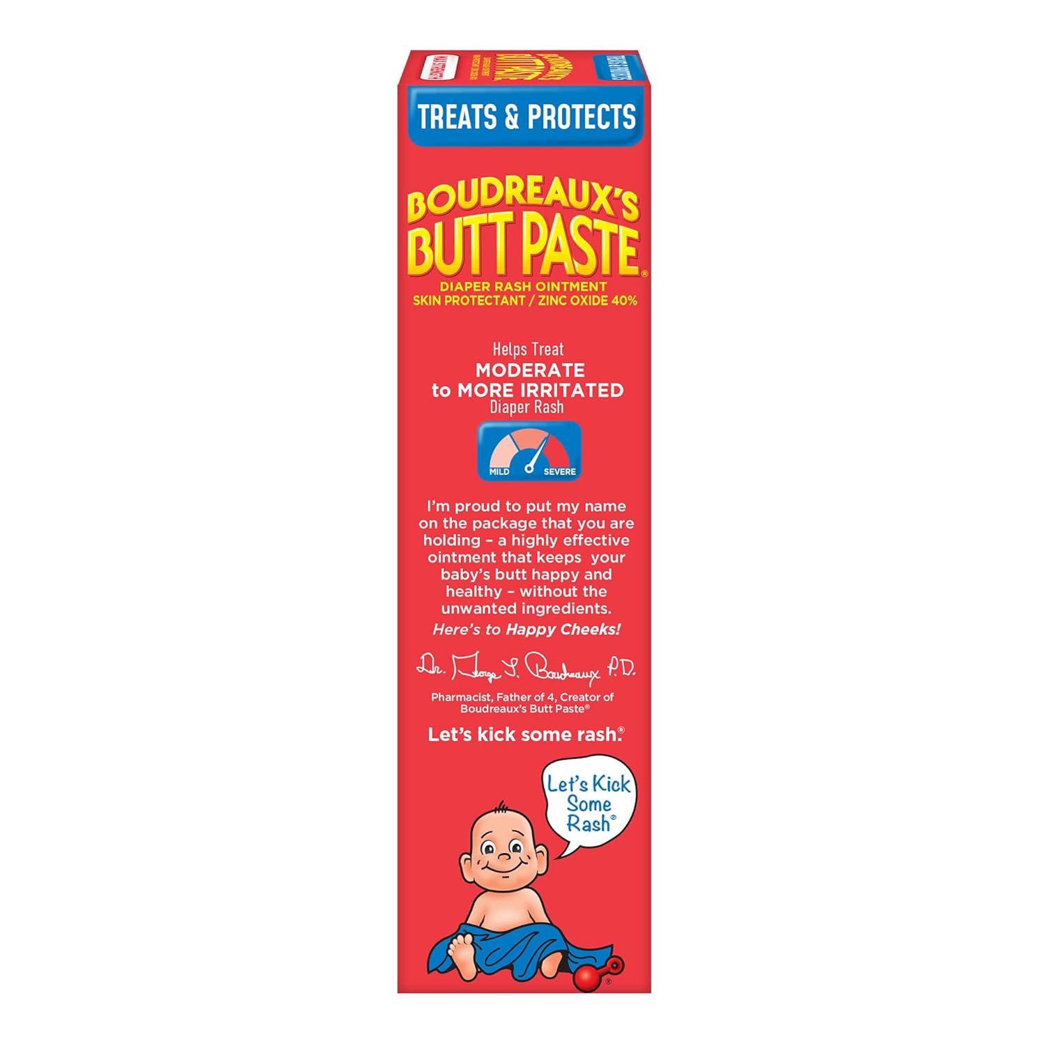 Boudreaux's Butt Paste Maximum Strength Diaper Rash Cream: Infographics