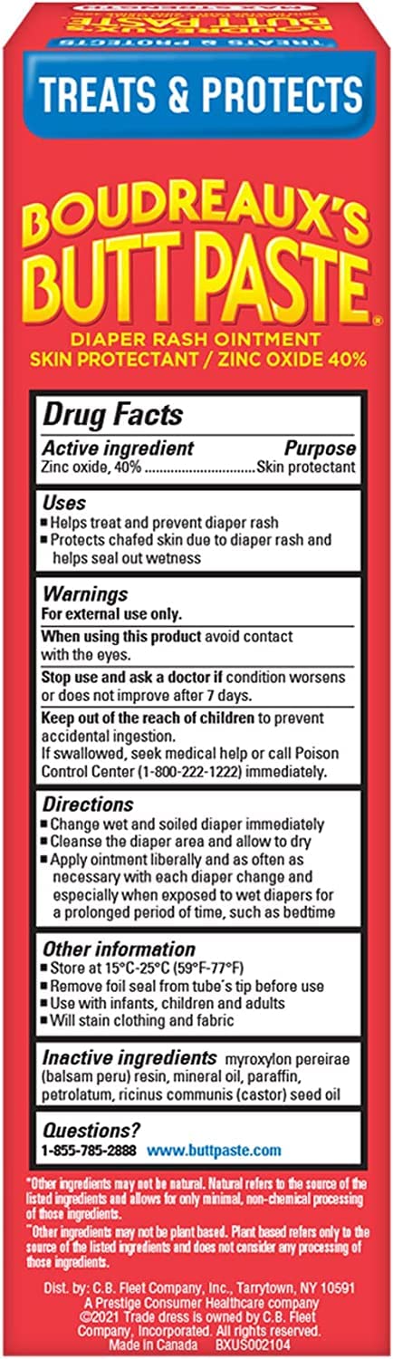 Informs customers about the product's safety for use on skin and its effectiveness in preventing and treating diaper rash.
