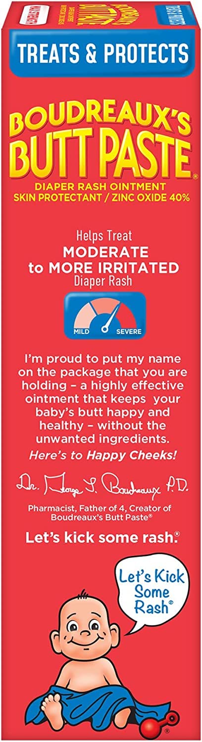 Highlights the product's dual action of treating existing diaper rash and protecting against future irritation. Emphasizes the product's ability to treat more serious cases of diaper rash,…