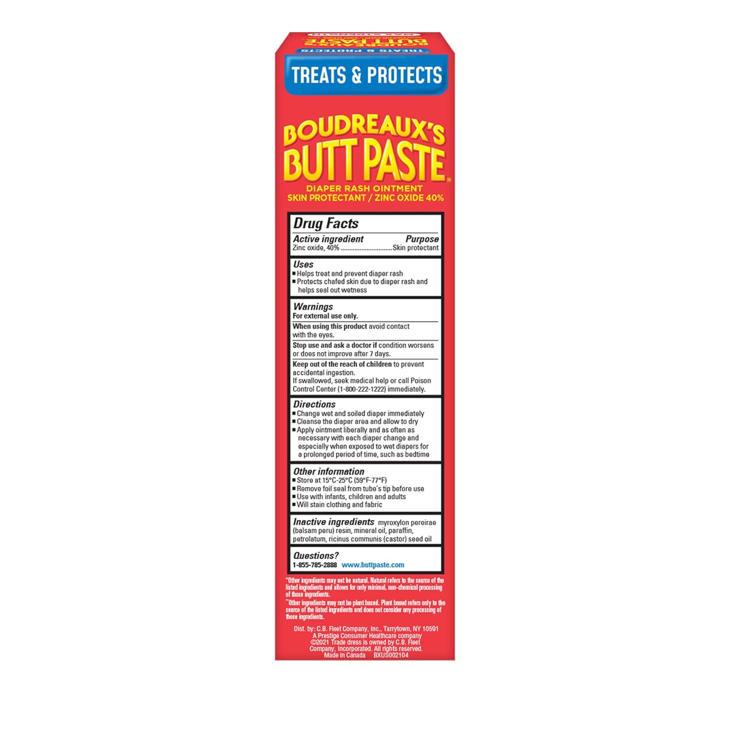 Communicates the product's safety and effectiveness in treating and preventing diaper rash, reassuring parents about its use on sensitive skin.