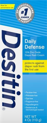 Emphasizes the product's ability to protect against diaper rash from the first use, highlighting its effectiveness as a preventative measure.