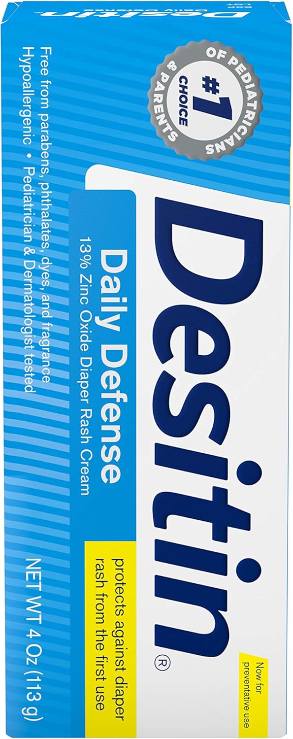Highlights the product's daily protection against diaper rash, emphasizing its preventative benefits for regular use.