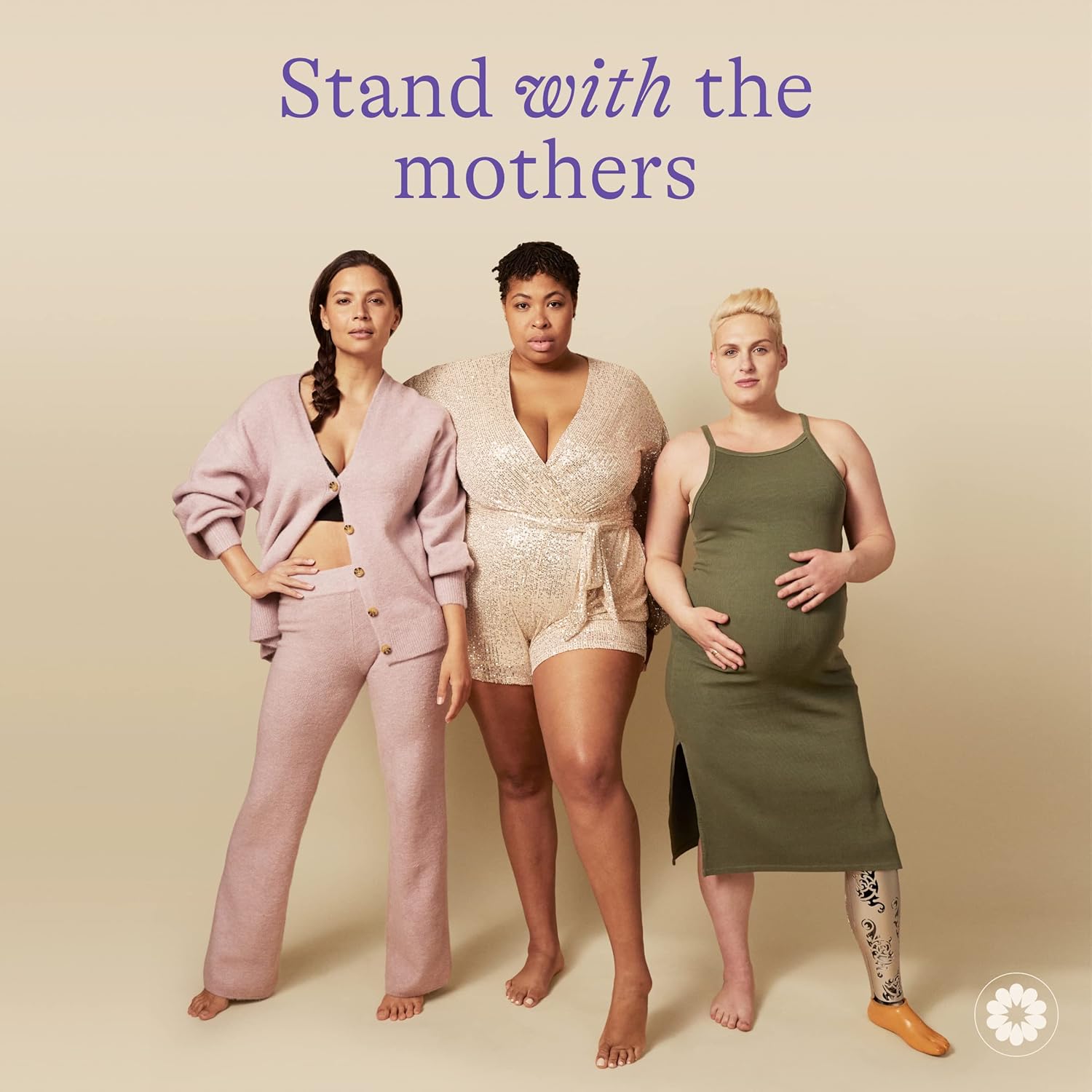 Promotes the brand's commitment to inclusivity and diversity by showcasing mothers of different body types, ethnicities, and stages of motherhood.