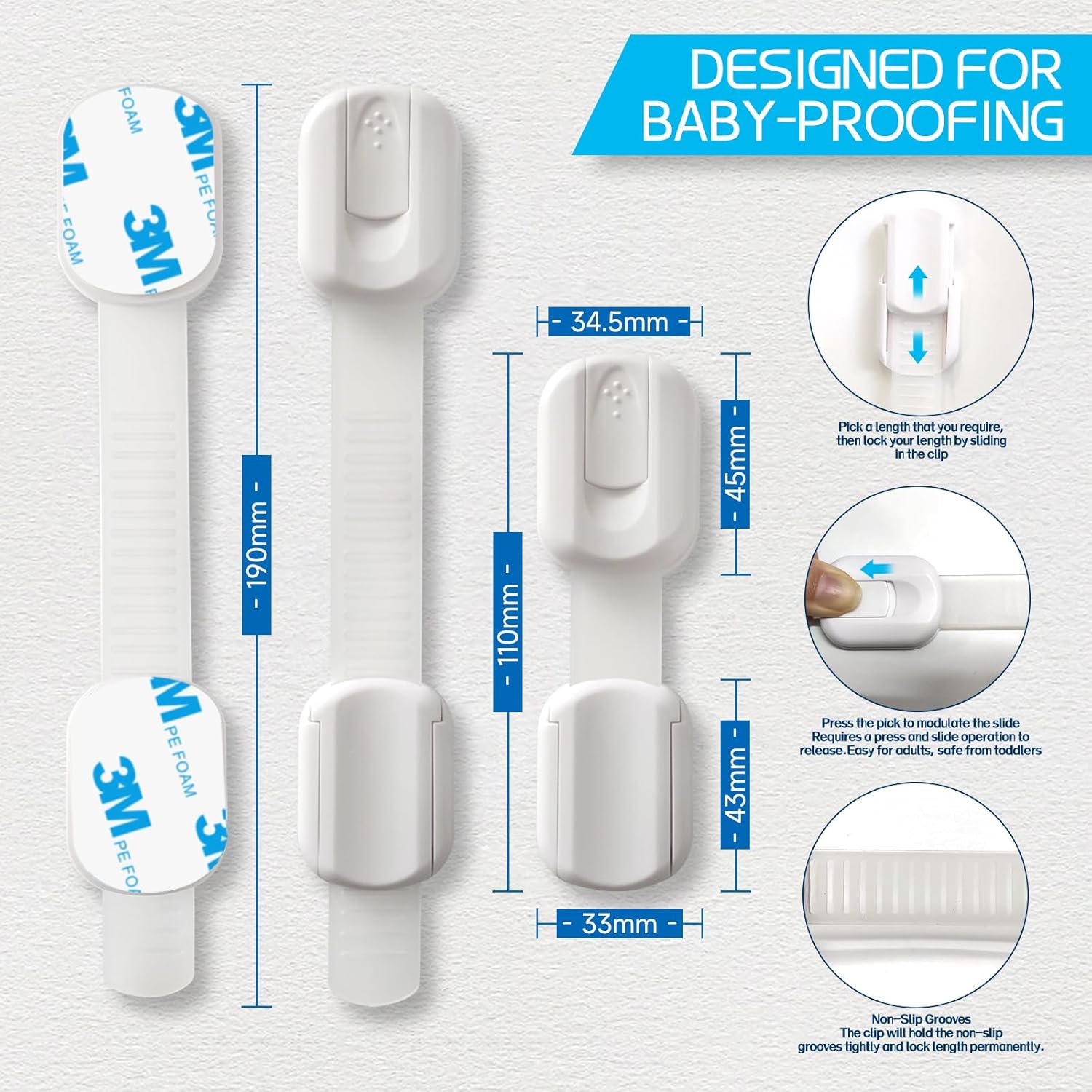 Child Safety Cabinet Locks: Infographics
