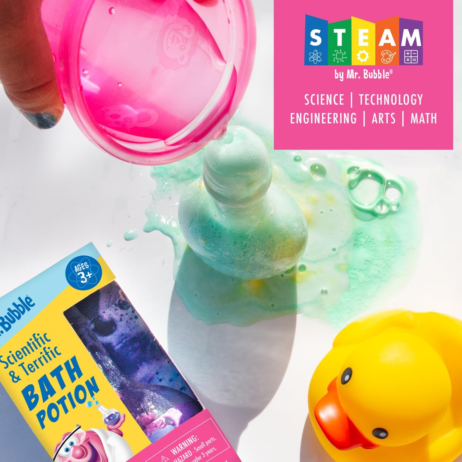 Mr. Bubble Kids Original Bath Bomb Potions: Infographics
