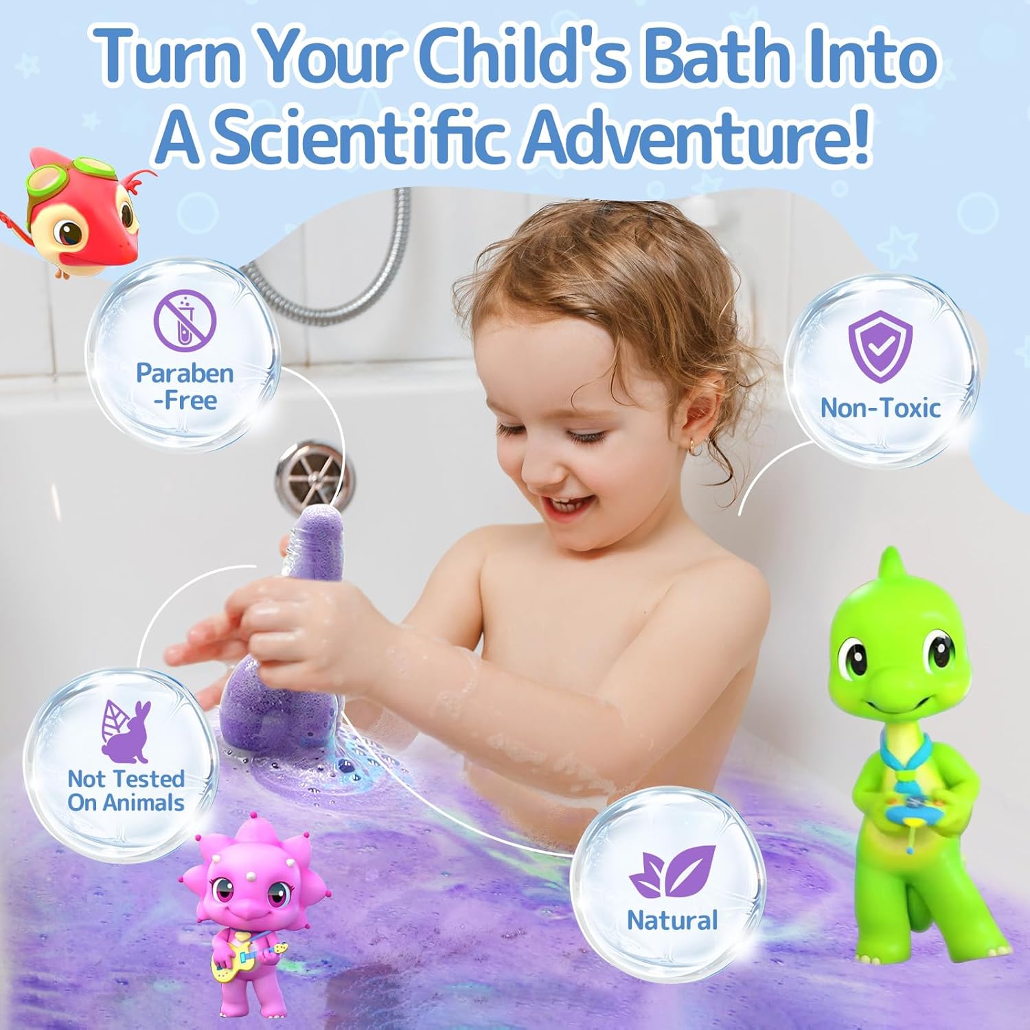 Bath Toys for Kids Potion: Infographics