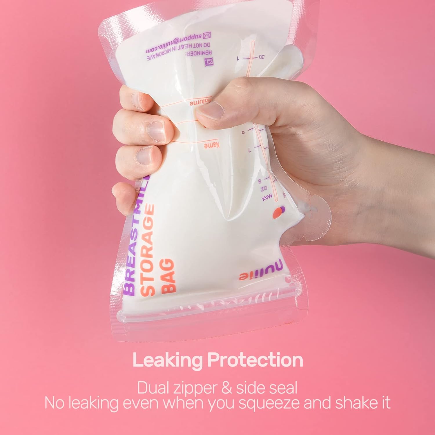Demonstrates the product's leak-proof design to reassure customers about its reliability and effectiveness.