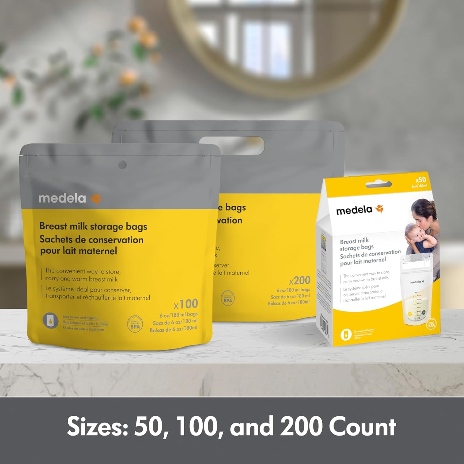 Medela Breastmilk Storage Bags: Infographics