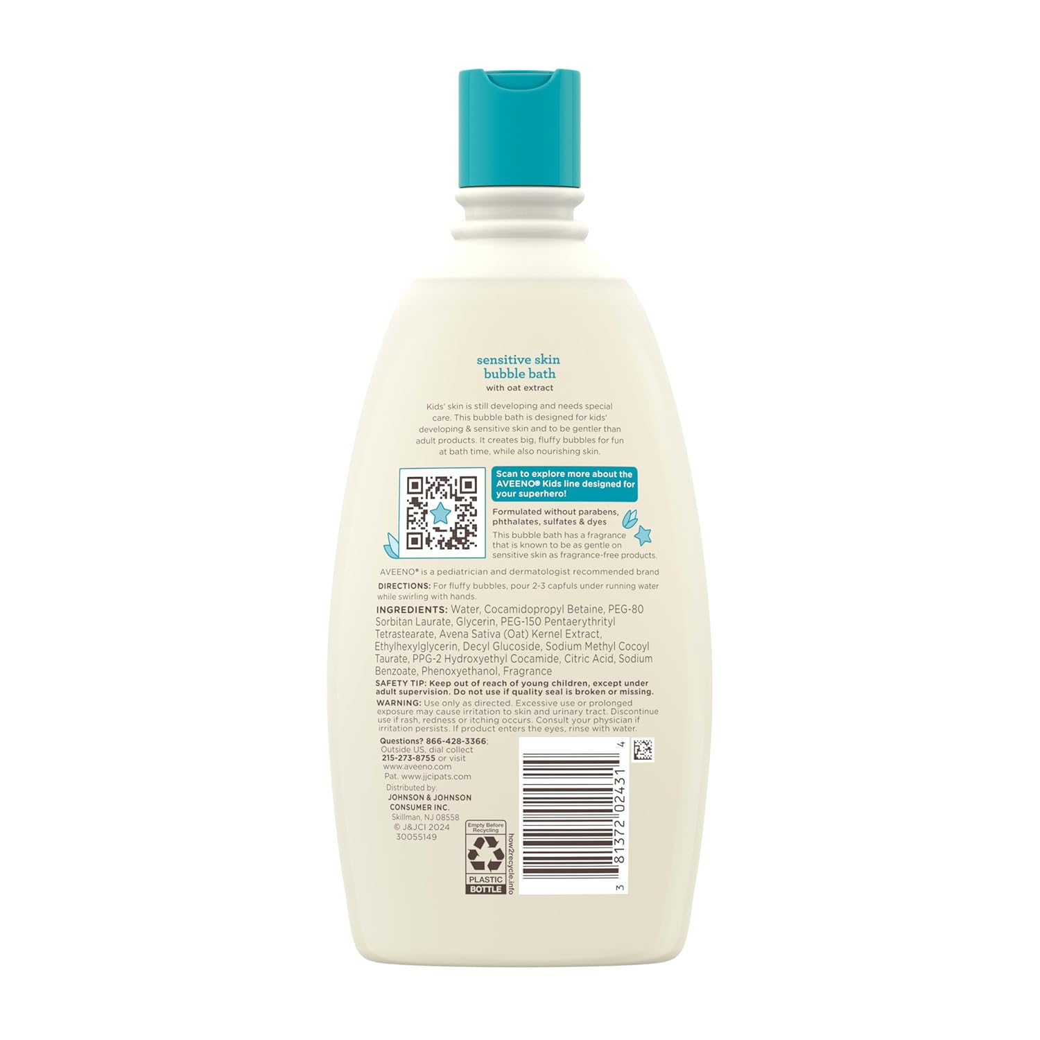 Emphasizes the product's safety for children with sensitive skin, reassuring parents about its gentle formulation. Highlights the use of oat extract as a key ingredient, suggesting natural and…
