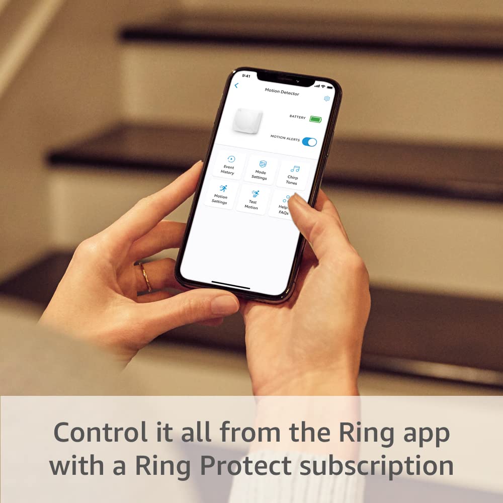 Ring Alarm Motion Detector: Infographics