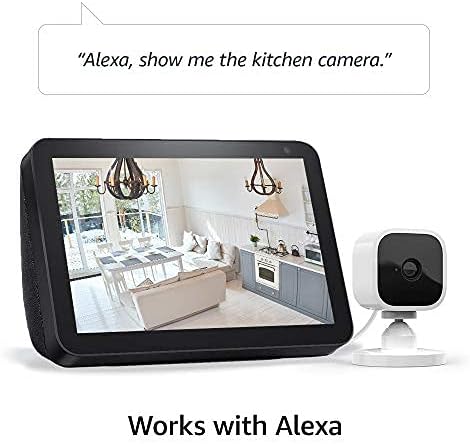 Demonstrates how to use Alexa voice commands to view a connected kitchen camera on an Echo Show device. Shows that the camera is compatible with Alexa-enabled devices, reassuring customers about…