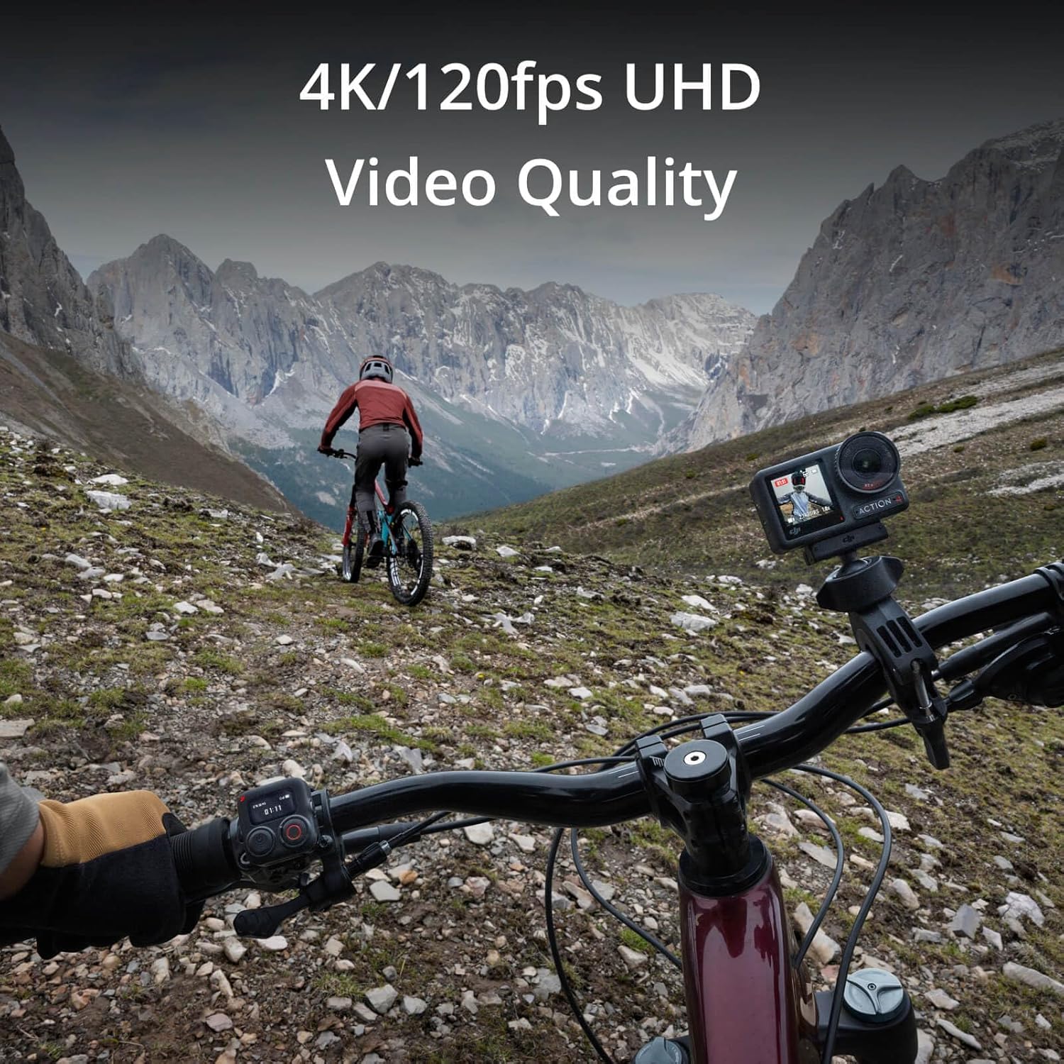 Highlights the camera's high-quality video capabilities to appeal to action sports enthusiasts and videographers.
