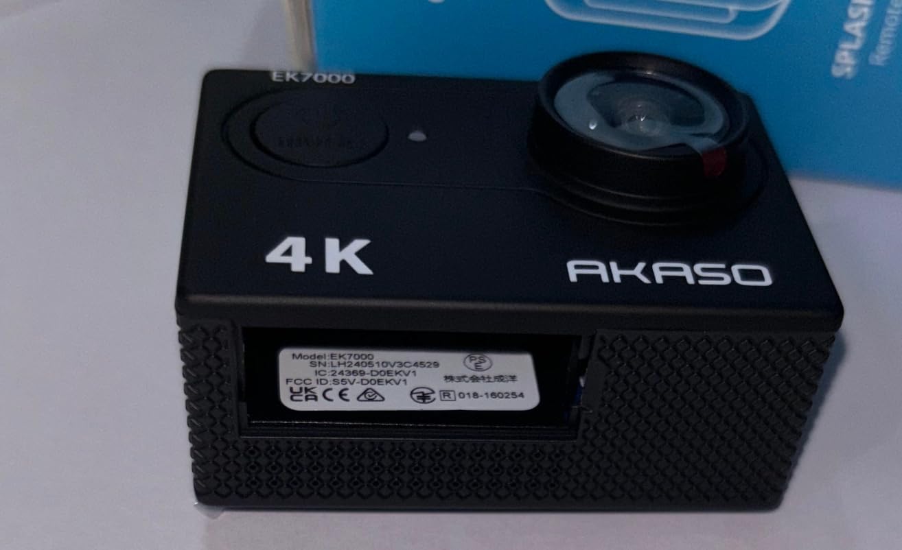 Highlights the camera's 4K video recording capability, emphasizing its high-quality output to potential buyers.