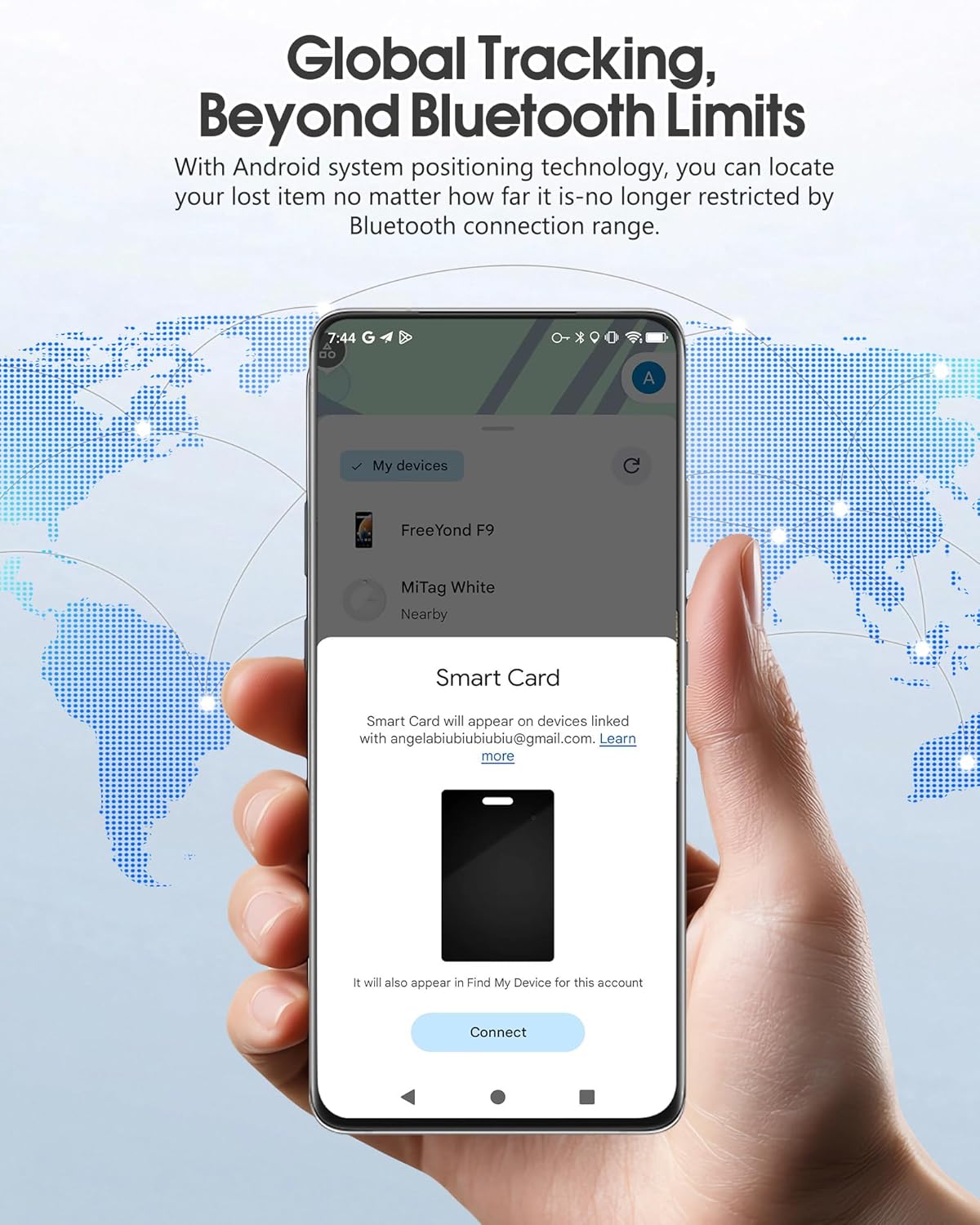 Wallet Tracker Card for Android: Infographics