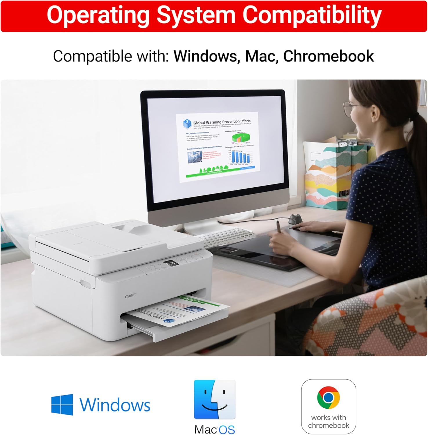 Informs customers that the product is compatible with multiple operating systems, ensuring broad usability across different devices.