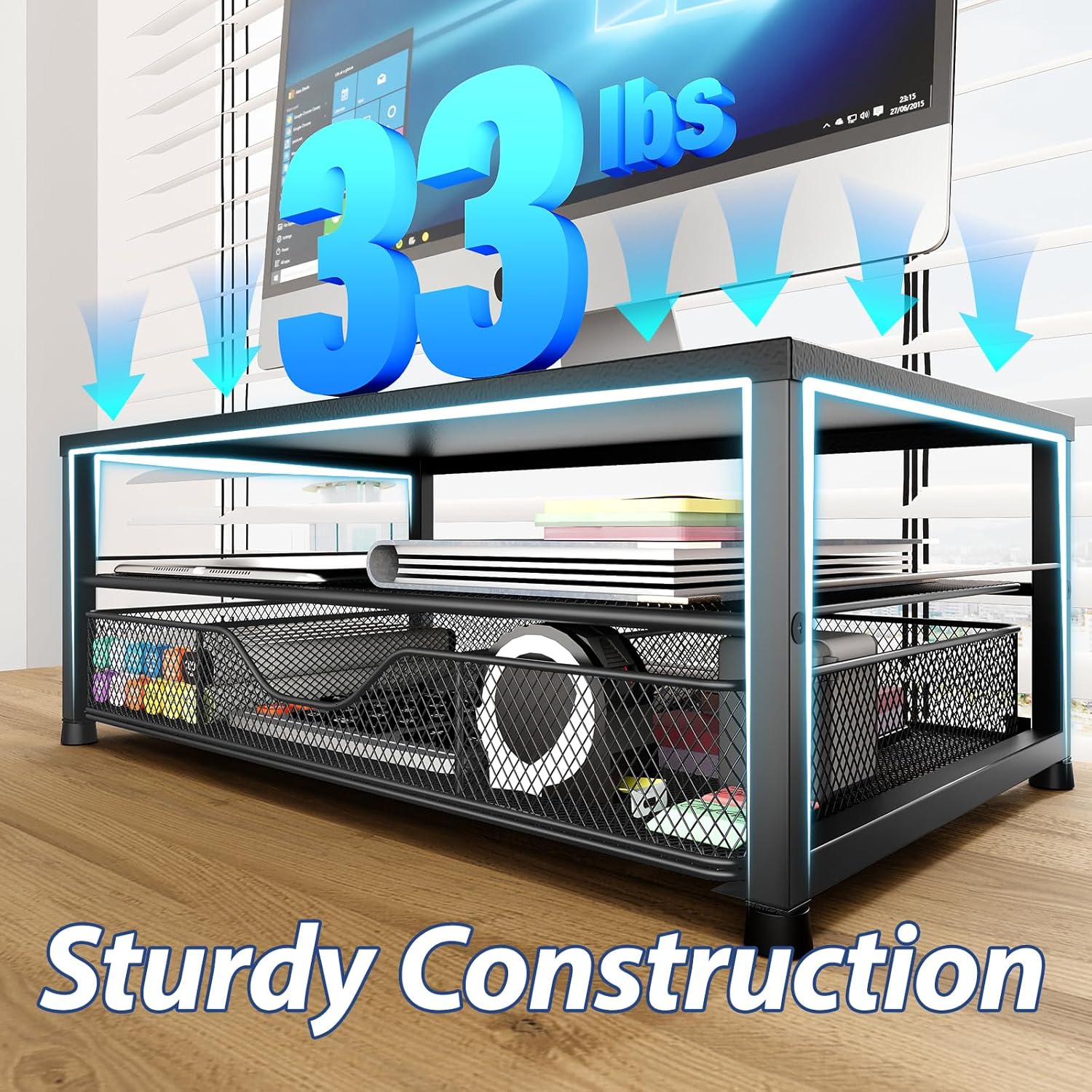 Highlights the product's robust build quality and durability to reassure customers about its long-lasting performance.