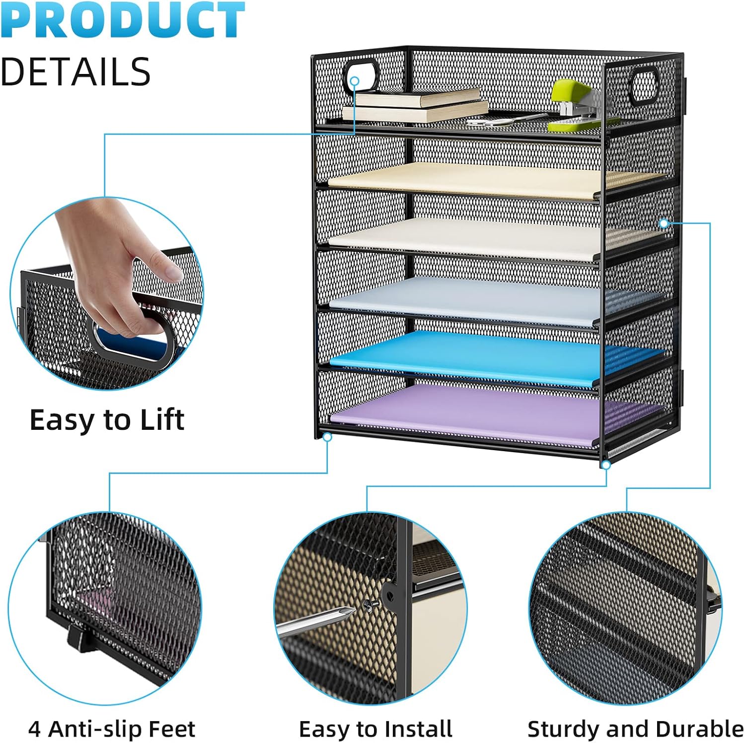 Highlights key features of the product's design, including ease of use and stability, to demonstrate its practical benefits.