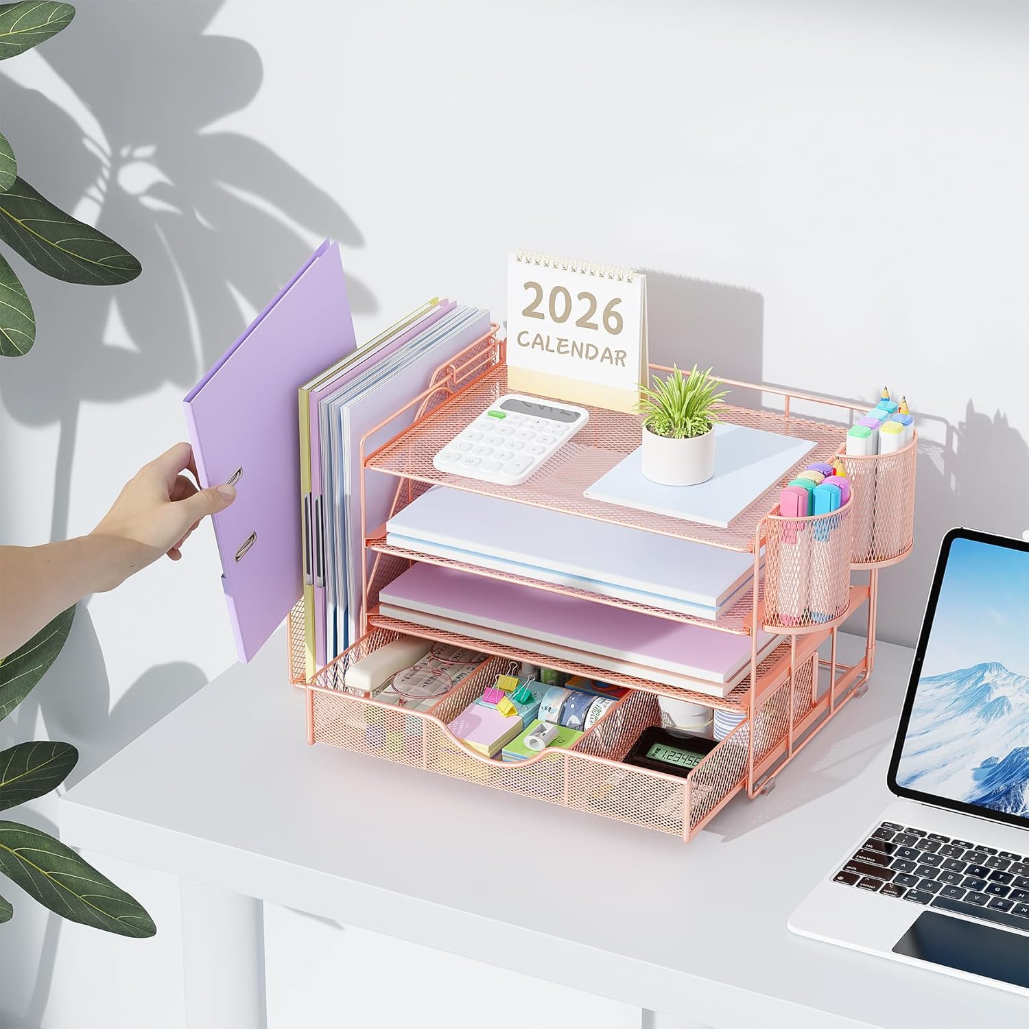 gianotter Desk Organizers and Accessories with File Holder: Infographics