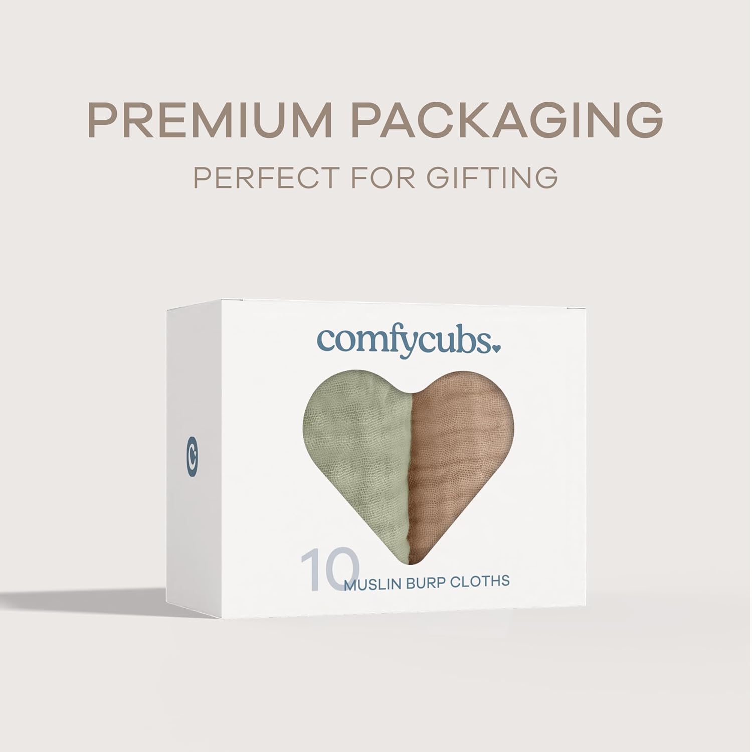 Showcases the product's premium packaging to highlight its suitability as a gift.