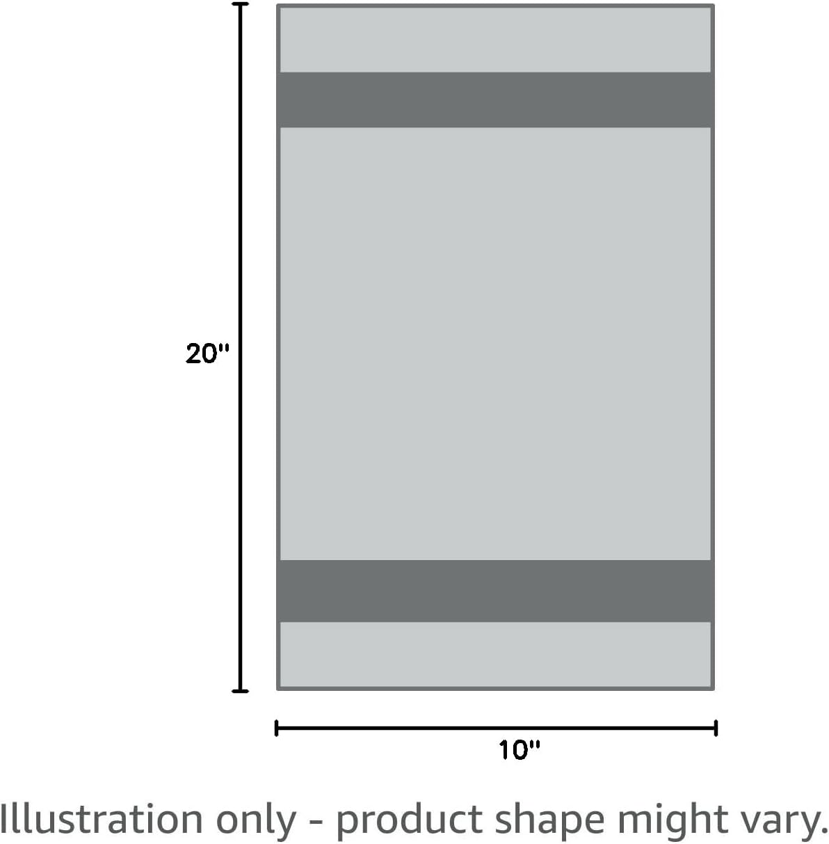 Provides exact measurements of the product to help customers understand its physical size.