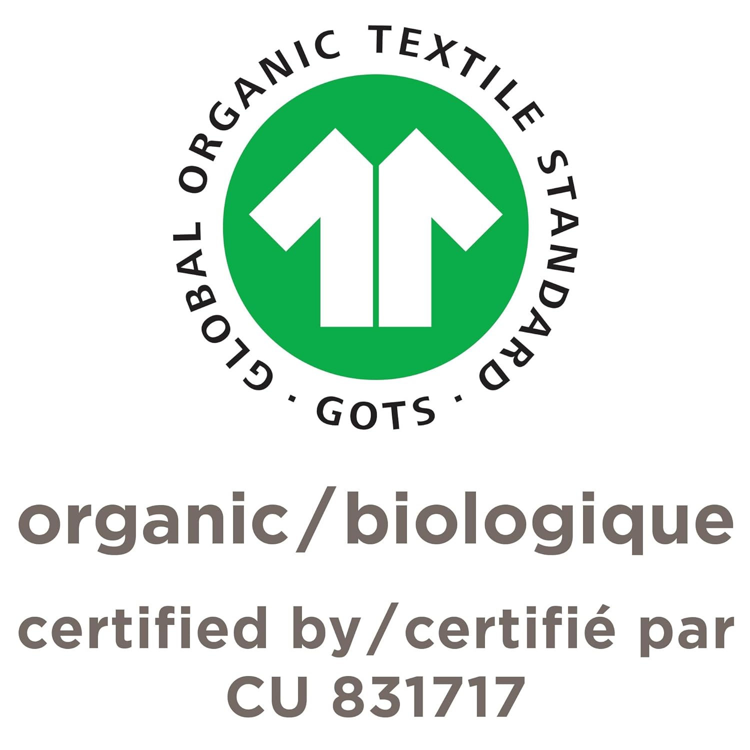 Communicates that the product is certified organic, reassuring customers about its quality and environmental standards.