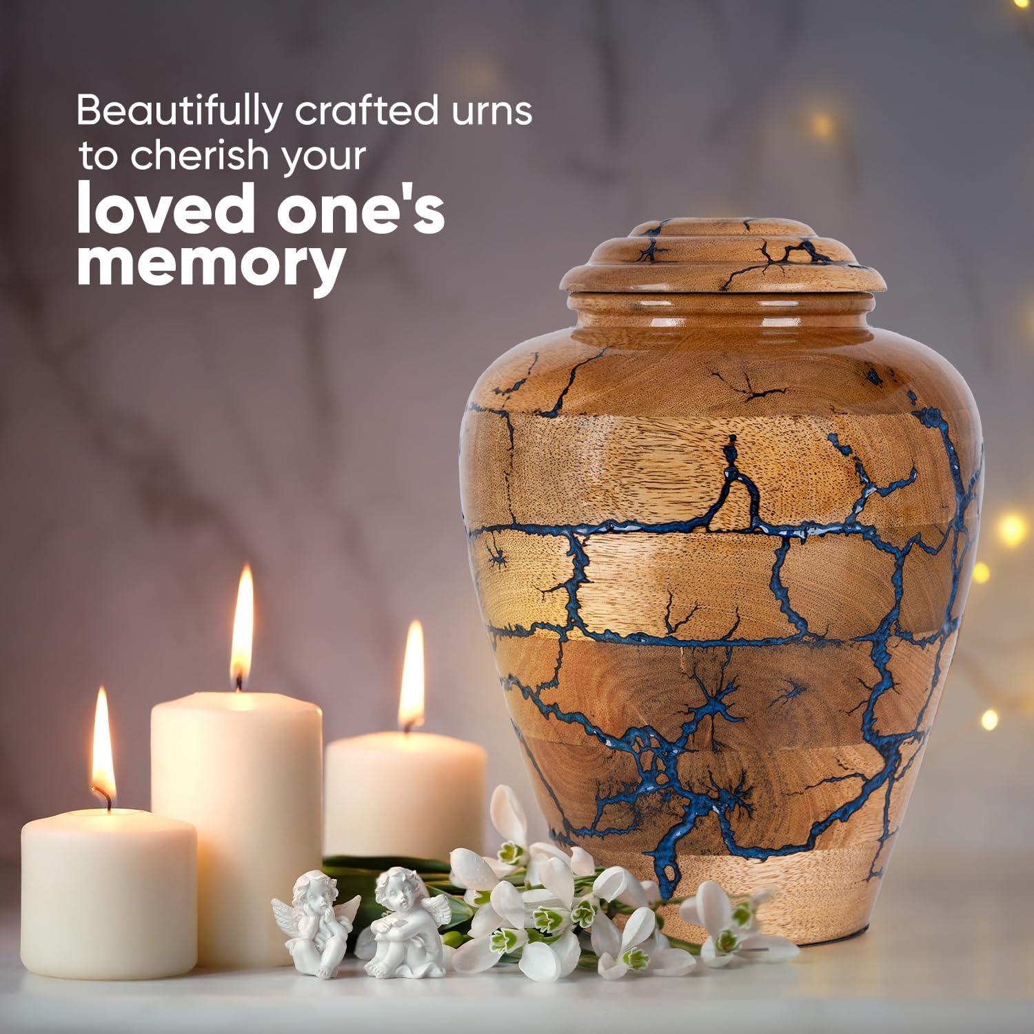 Highlights the aesthetic quality and emotional significance of the product, emphasizing its role in memorializing loved ones.