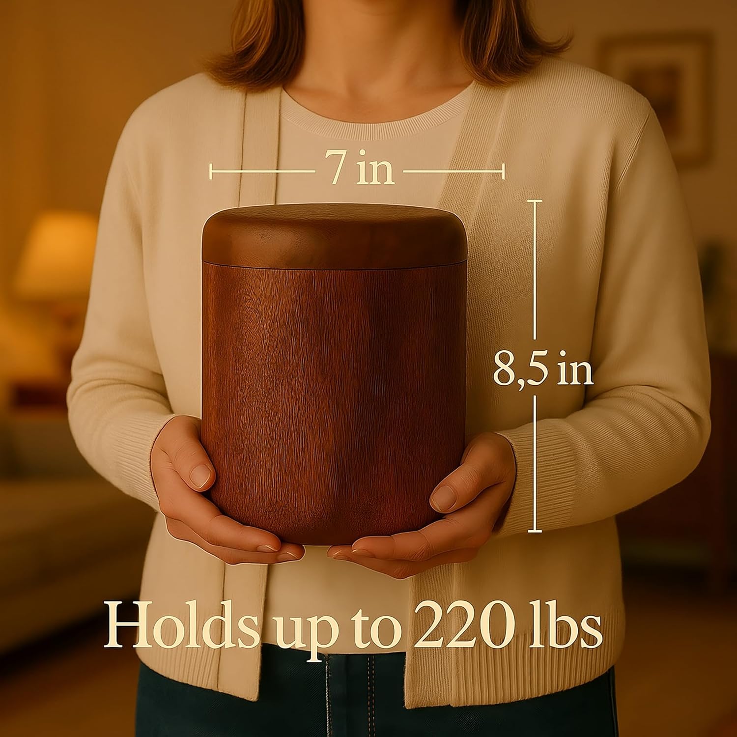 Wooden Urn for Ashes: Infographics