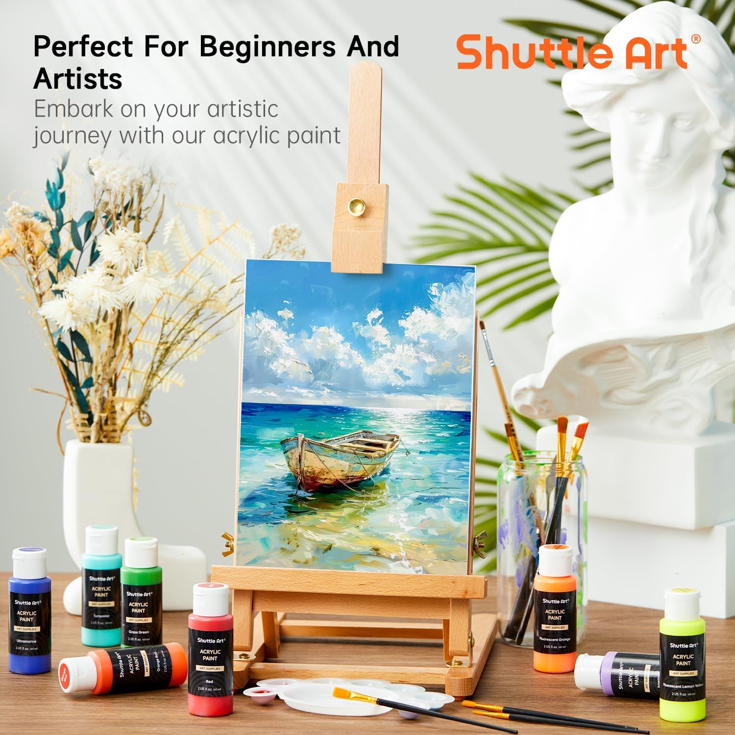 Shuttle Art Acrylic Paint: Infographics