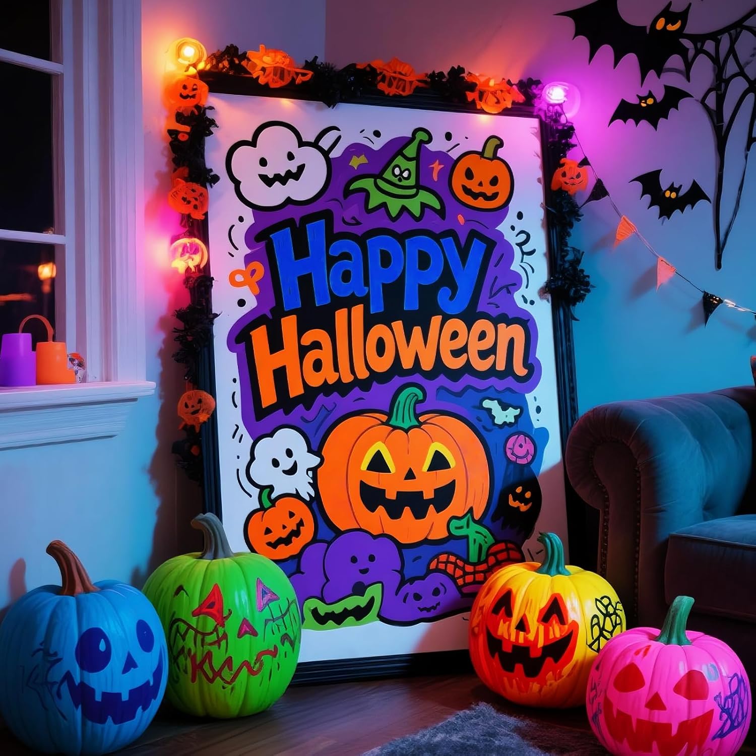 Promotes Halloween-themed products and creates a festive atmosphere to encourage seasonal purchases.