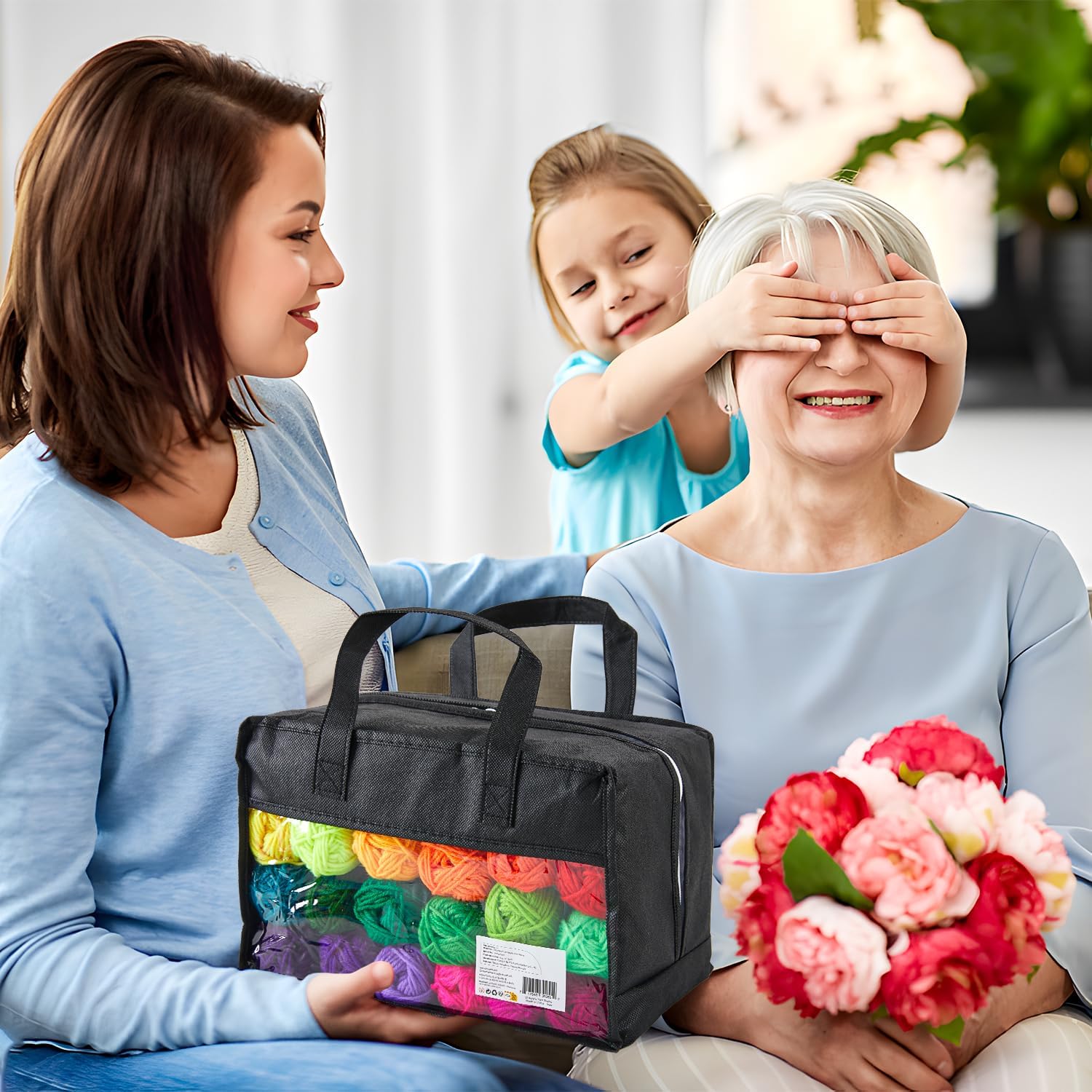 Demonstrates the product's versatility as a gift suitable for different generations and occasions.