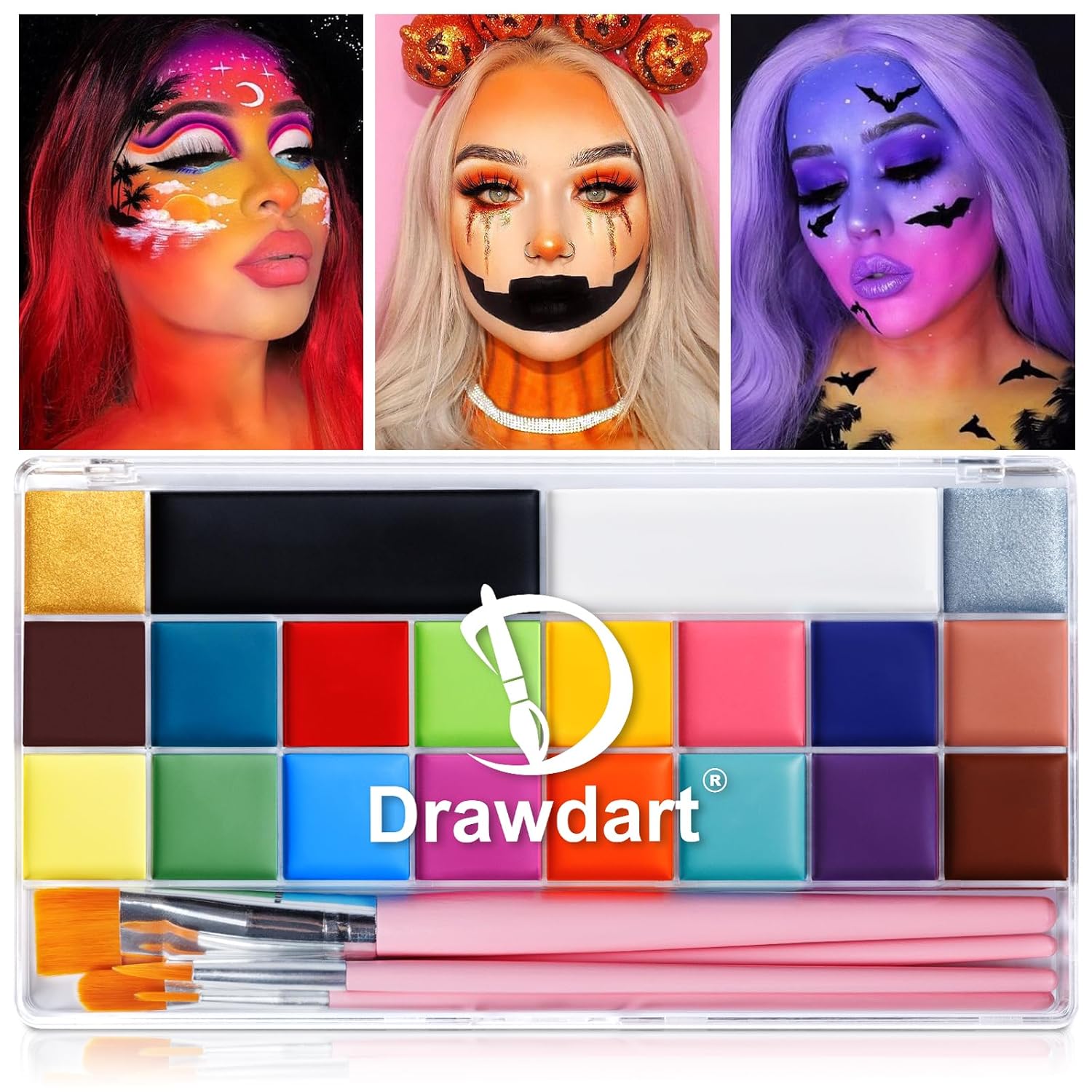 Face Body Paint Kit: Infographics