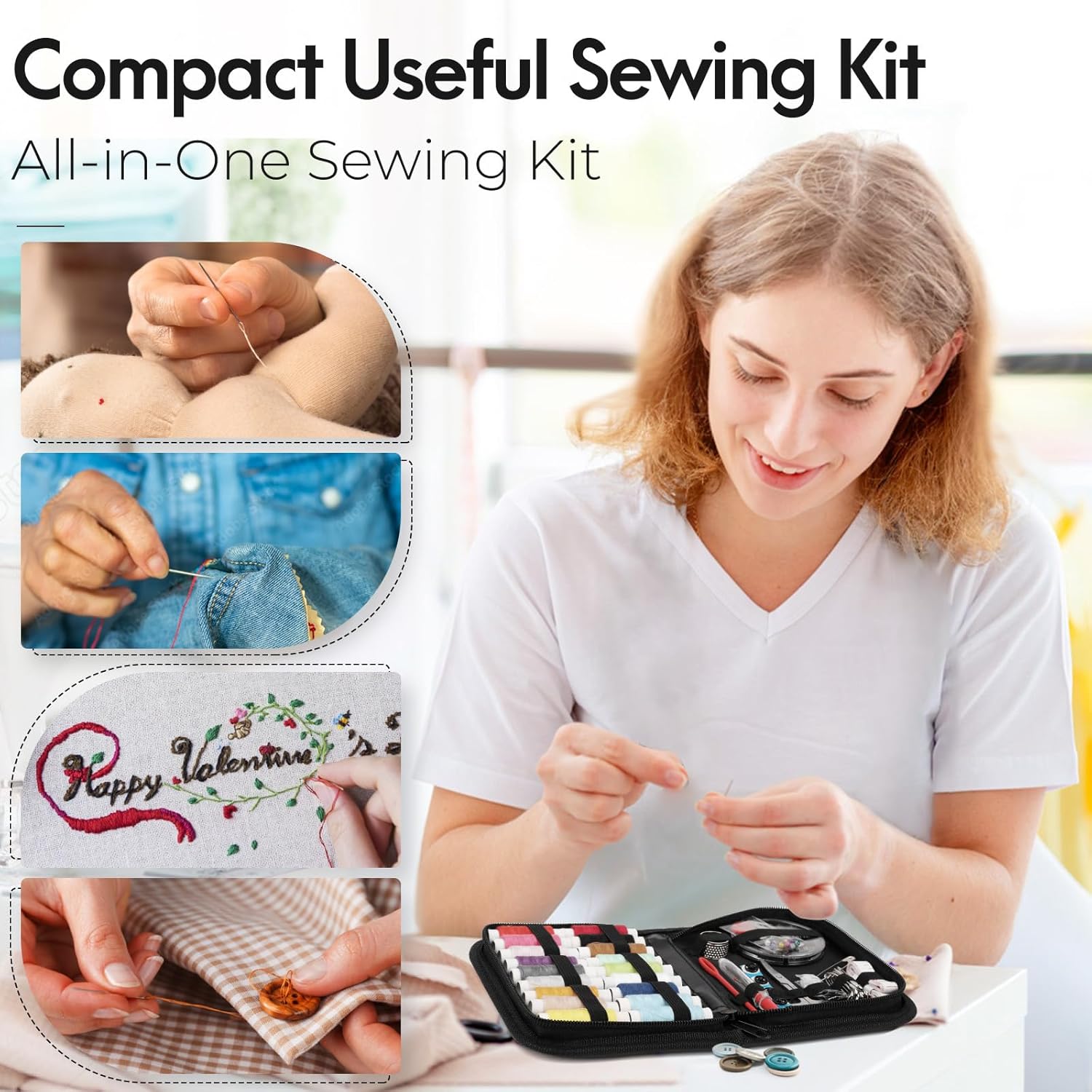 Coquimbo Sewing Kit Stocking Stuffers Christmas White Elephant Gifts for Adults Teen…: Infographics
