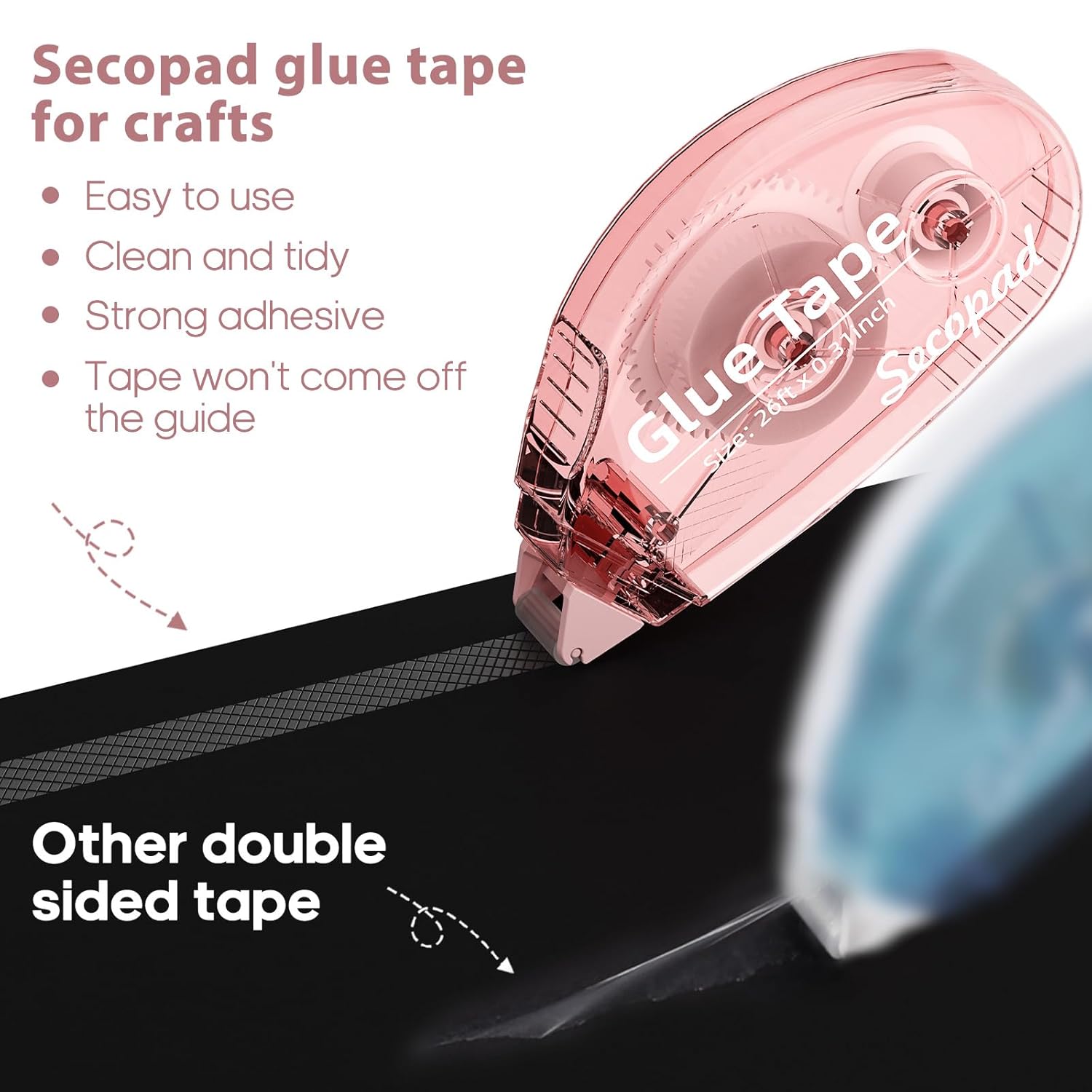 8 Pack Scrapbook Tape: Infographics