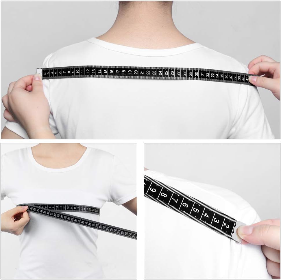 Demonstrates how to accurately measure the width of a garment, helping customers choose the correct size.