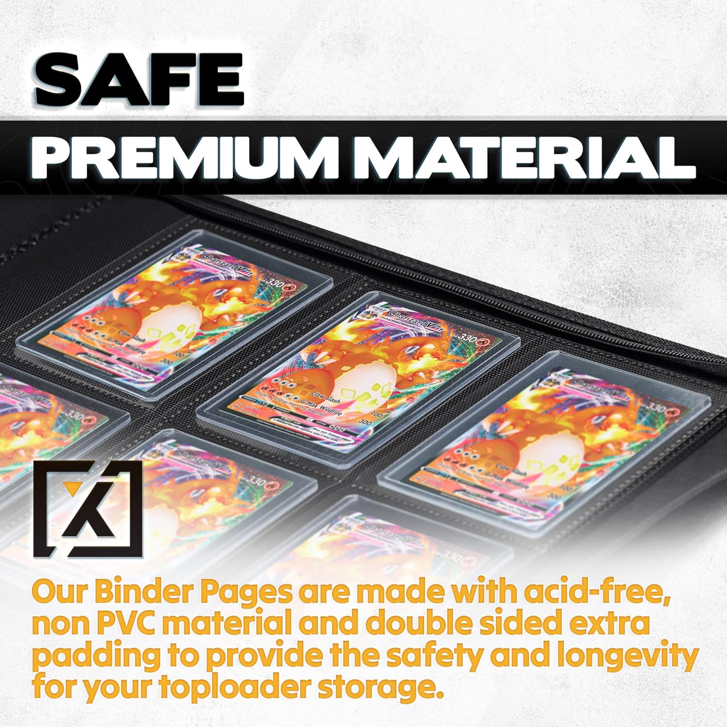 X PRO Toploader Binder: Infographics