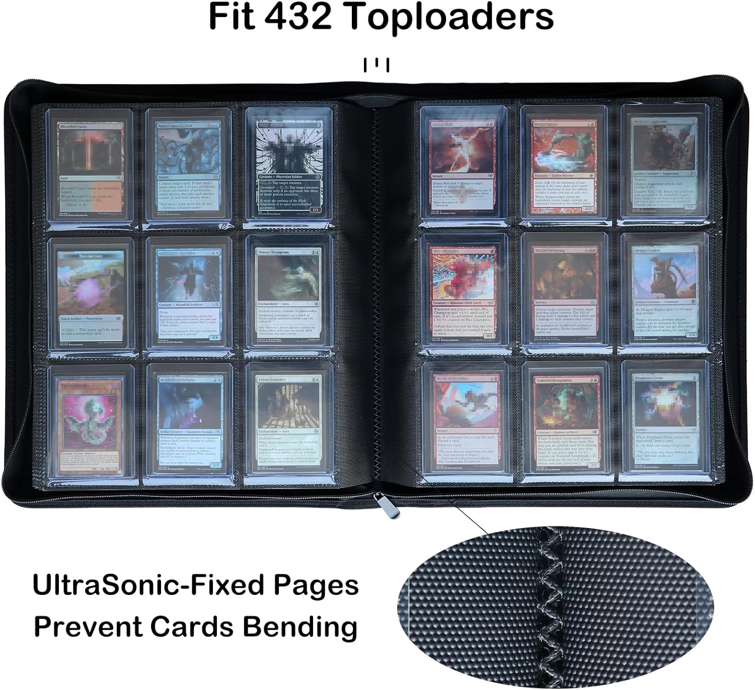 Toploader Binder: Infographics