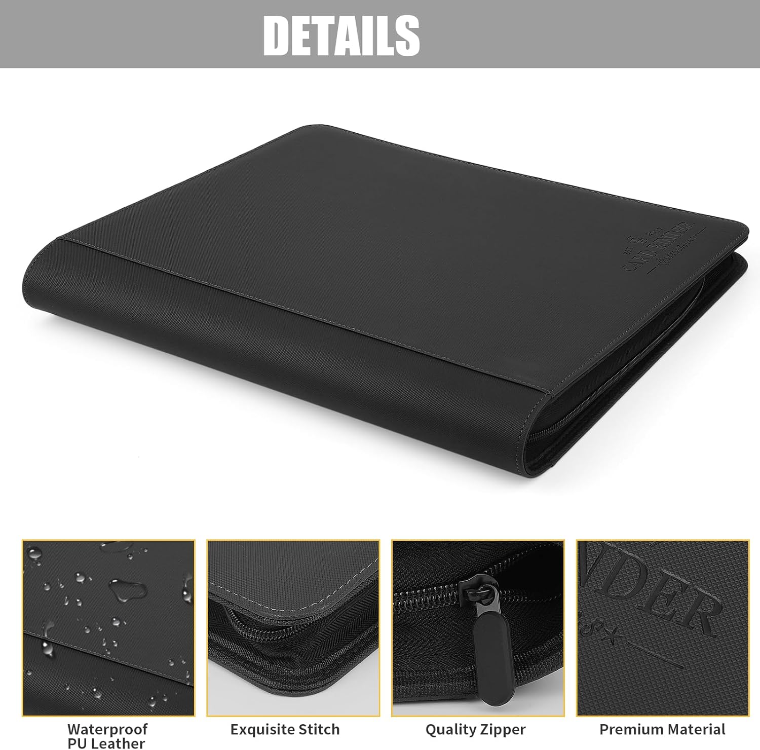 Highlights the premium materials and construction details of the product to demonstrate its quality and durability.