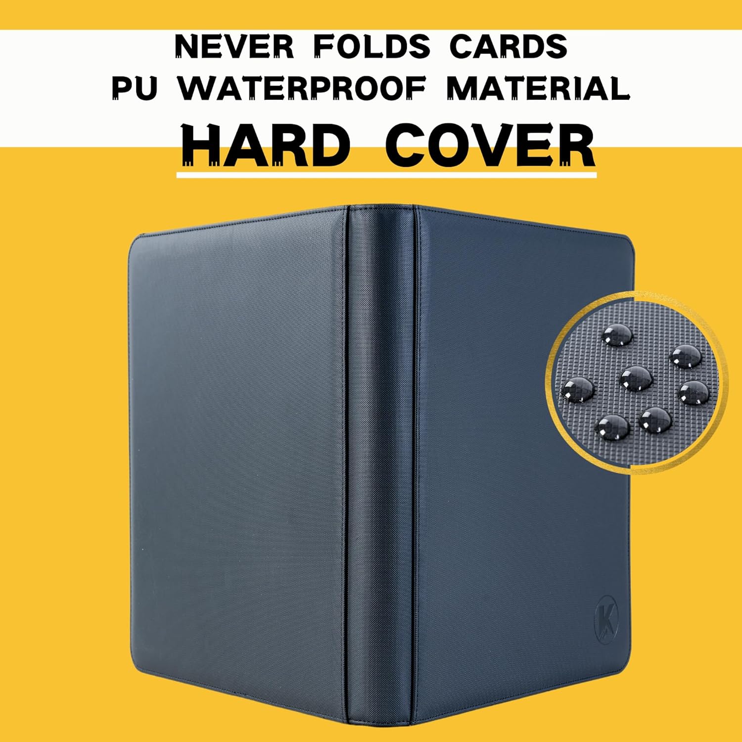 Highlights the product's durable, waterproof design to reassure customers about its ability to protect cards and resist damage.