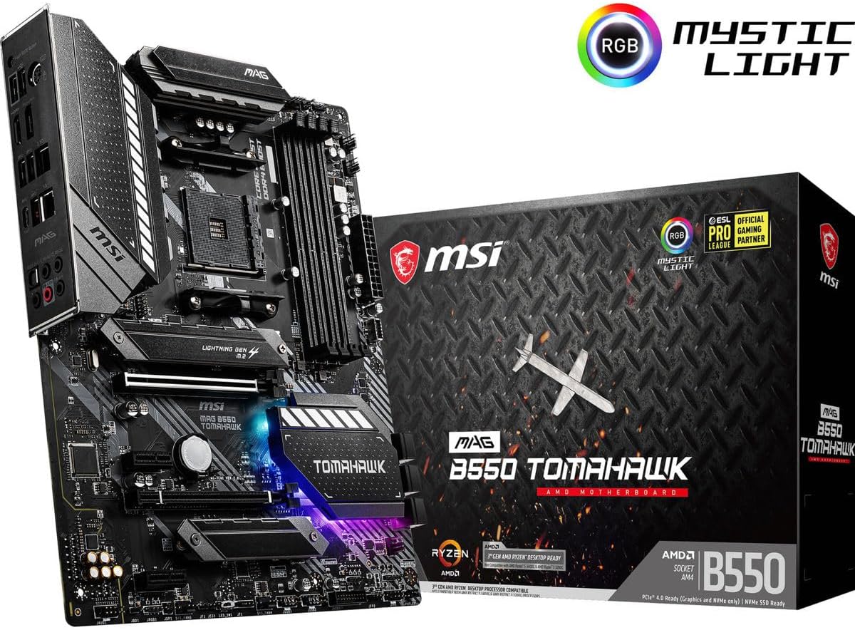 MSI MAG B550 TOMAHAWK Gaming Motherboard (AMD AM4: Infographics