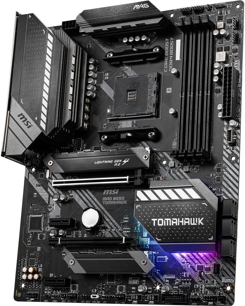 MSI MAG B550 TOMAHAWK Gaming Motherboard (AMD AM4: Infographics