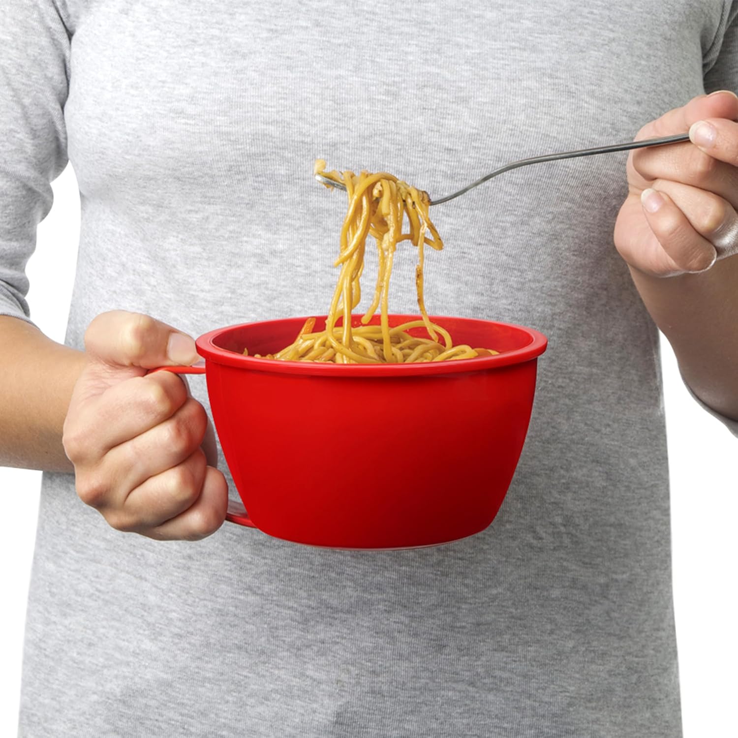 Sistema 1109ZS Microwave Collection Noodle Bowl 1 Count (Pack of 1) Red: Infographics