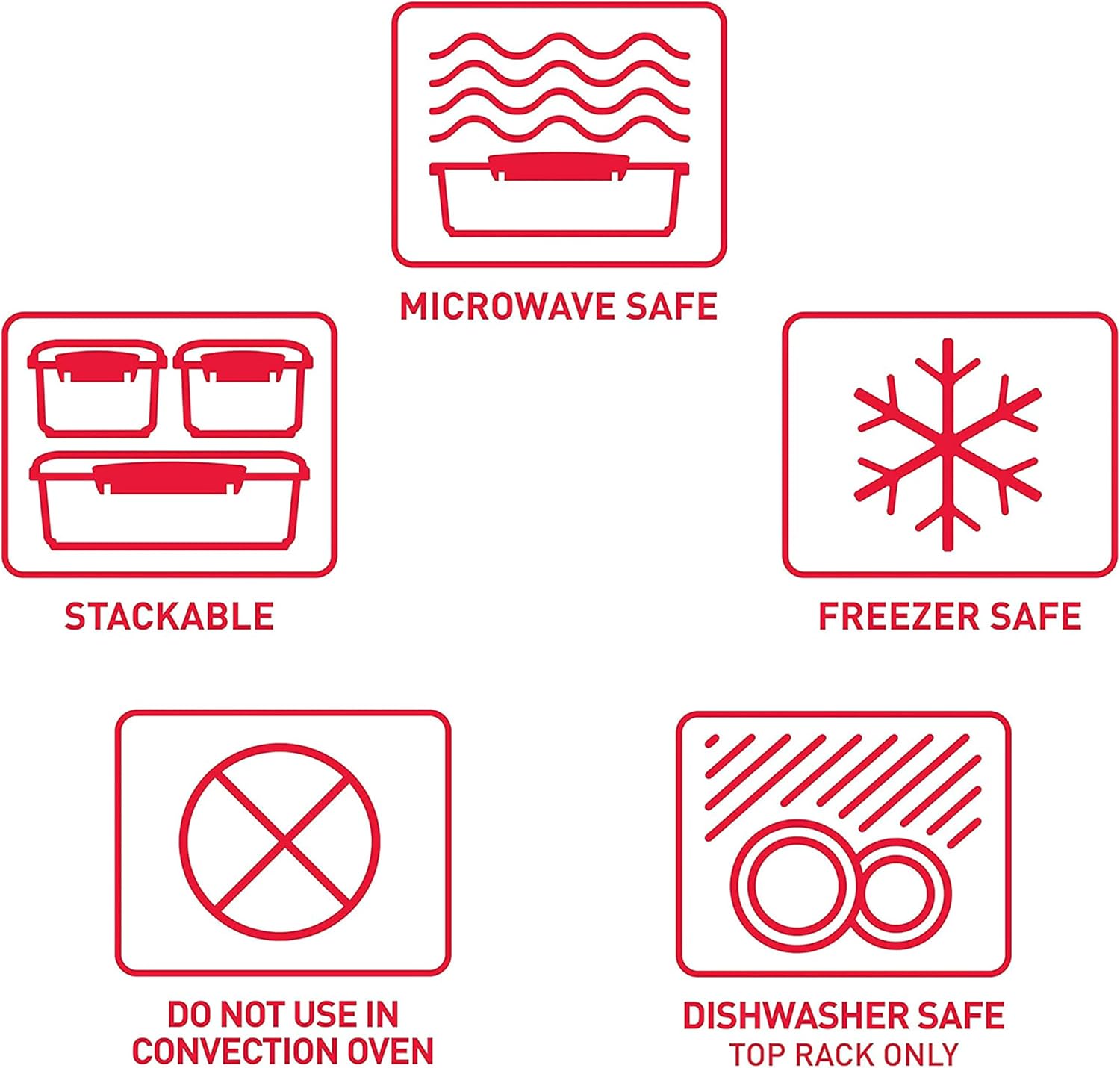 Sistema 1109ZS Microwave Collection Noodle Bowl 1 Count (Pack of 1) Red: Infographics